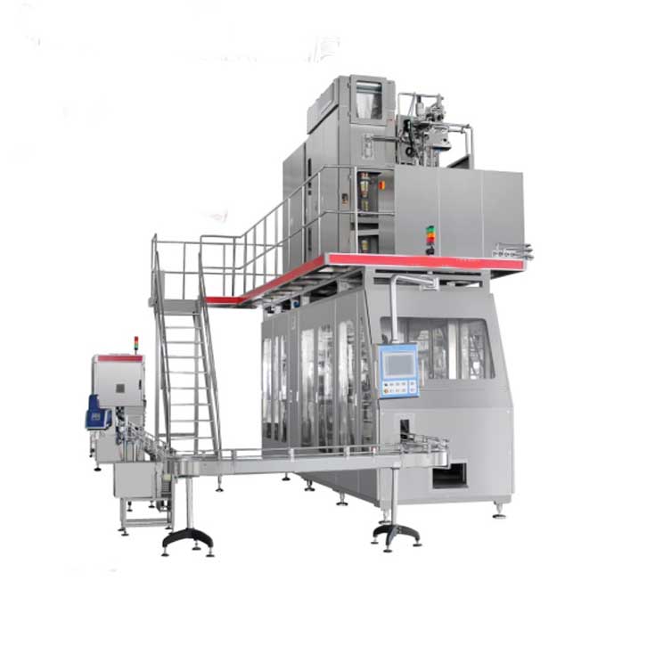 High speed aseptic brick filling machine